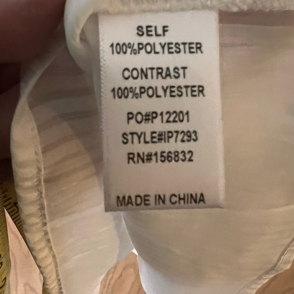 COPY - NWT white blouse by bibi - Picture 2 of 6